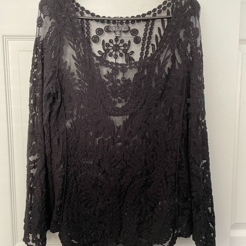 Black Lace blouse